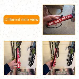 Manchon de <span class=keywords><strong>laisse</strong></span> pour <span class=keywords><strong>chien</strong></span> avec logo personnalisé, bouton, plus rapide, imperméable, <span class=keywords><strong>en</strong></span> PVC et caoutchouc, double face, <span class=keywords><strong>panneau</strong></span> d'avertissement, enveloppe de <span class=keywords><strong>laisse</strong></span>, ne pas caresser pendant l'entraînement - Product Image 4