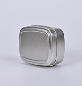 Caja de latas con bisagras, contenedor de lata de Metal <span class=keywords><strong>Rectangular</strong></span> de alta calidad, almacenamiento pequeño Min - Product Image 2