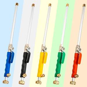 Pistolet à eau haute pression manuel en gros, <span class=keywords><strong>tuyau</strong></span>, buse, pulvérisateur avec une distance de pulvérisation de 15 m, outil de lavage de voiture en alliage d'aluminium - Product Image 3