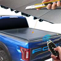 Couverture de benne enroulable manuelle en aluminium étanche pour Toyota Tundra Hilux Ford F150 Ranger Chevy Chevrolet 2013-2026