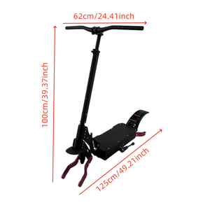 Vente en gros de pièces de trottinette électrique pour adultes Geofought E5A M11 T5A, cadre en alliage d'aluminium, tailles ouvertes 10 pouces, 11 pouces, 135 mm, 150 mm - Product Image 3