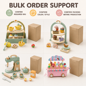 Morandi-Stil Holz-Lernspielzeug für Kinder Rollenspiel für Zuhause & Vorschule - Product Image 6