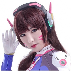 Disfraz de Cosplay de D.Va para Juego, para Mujer, Adulto, Niño, Impresión 3D, Spandex, Fiesta de Halloween, Zentai, Peluca, Trajes, Pistola, D.Va Cos - Product Image 4