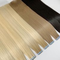 Extensions de cheveux naturels Remy vierges bruts vietnamiens 100% double épaisseur invisibles à bandes adhésives en gros