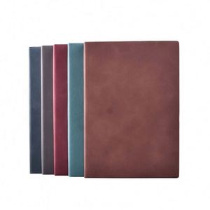 Personalized Touch A4/A5/A6 Custom Printing Soft PU Leather Cover Eco-Friendly 100 Sheets Thread <b>Sewing</b> Bound Notebook - Product Image 2