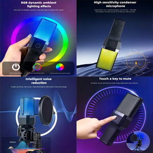 Demao X1R USB Streaming Podcast Micrófono Estudio Cardioide Condensador <span class=keywords><strong>Mic</strong></span> Kit con Soporte de Brazo <span class=keywords><strong>PC</strong></span> Grabación YouTube Karaoke Gaming - Product Image 6