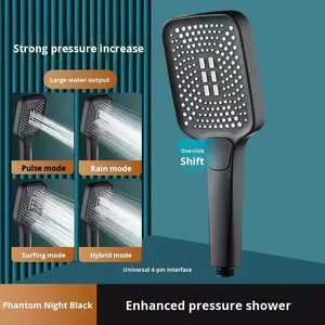 Large <strong>Square</strong> Pressurized <strong>Shower</strong> <strong>Head</strong> with Hose Set Modern and Simple Design Rain <strong>Shower</strong> for Bathing and Hotel Use - Product Image 3