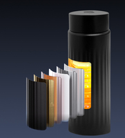 Nouvelle bouteille électronique intelligente 2025 avec déverrouillage par empreinte digitale, logo personnalisé, chargement USB, gourde isotherme 450 ml, fonctionnalités de sécurité