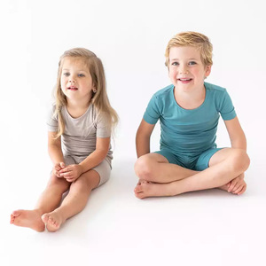 Été Toddler Enfants Garçons Filles Garçon Pyjama Coréen Costume Vêtements de nuit Bambou Homewear <span class=keywords><strong>Jogging</strong></span> Vêtements Bébé Pyjama <span class=keywords><strong>Ensemble</strong></span> - Product Image 2