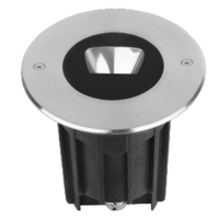 Luces empotradas en el suelo para exteriores IK09 IP67 ROHS RGBW Ángulo ajustable DMX512 Foco de cubierta Luz subterránea