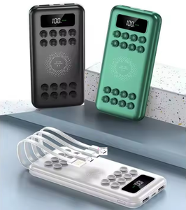 Chargeur portable Ali Baba 20000mah 10000mah, mince, 3-en-1, magnétique sans fil, avec câble intégré, entrée Micro USB, vente chaude - Product Image 1