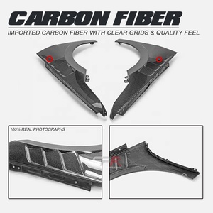 Guardabarros Delantero para Hyundai Elantra Avante N (CN7) 21+ Facelift EPA Fibra de Carbono Real (Modelo Facelift) Negro EPR - Product Image 4