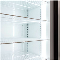 Réfrigérateur à boissons froides au prix d'usine, réfrigérateur commercial de présentation, réfrigérateur de présentation Pepsi, réfrigérateur vertical avec portes en verre