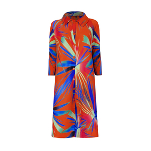 Entrega Rápida, Disponible en Stock, Falda Plisada Miyake 2021 de Talla Grande, Cierre de Botón, Estilo Europeo y Americano, Vestido Estampado Amplio para Mujer - Product Image 2