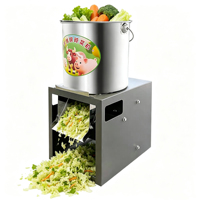 Hachoir à légumes multifonctionnel en acier inoxydable à entraînement par courroie, déchiqueteuse haute puissance pour légumes, broyeur de carottes, patates douces et légumes grimpants