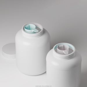 Nuevo diseño Capacidad Personalización Vacío Grado alimenticio Cuchara Gancho Deporte Nutrición HDPE Tarro - Product Image 2