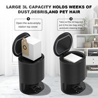 Tas debu vakum sekali pakai 2.5l untuk S31 / V980 Plus Q6 untuk M7 Pro M8 Max untuk Neabot Nomo N1 + N1 Plus kantung debu vakum
