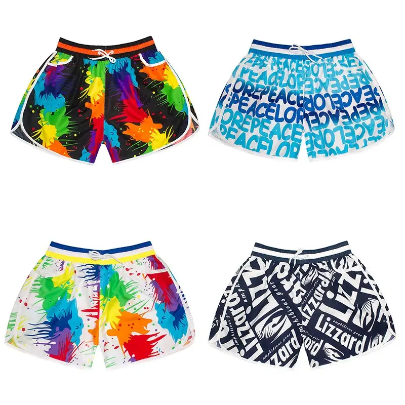 Großhandel individuelle Damenshorts Übergröße Sommer Feiertag Surfen schnell trocknend Damen Strand Board Shorts