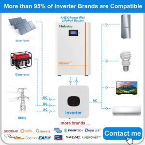 Best Selling Powerwall 10kwh <b>Batteries</b> 51.2v 200ah 280ah 100ah Wall Mounted Home <b>48v</b> 5kwh Solar Energy Storage <b>Battery</b> - Product Image 4
