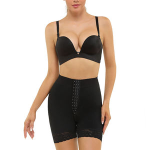 LANGQIN Leggings sculptants pour femmes grandes tailles, rehausseur de fesses et de hanches rembourré, culotte gainante ventre plat en dentelle respirante - Product Image 3