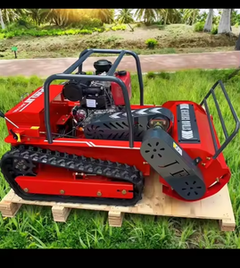 Cheapest 16HP Gasoline Robot Lawn Mower Grass Cutter Flail Mower Wheel Mowers Petrol <strong>Lawnmower</strong> - Product Image 1