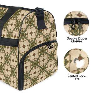 Bolsa de viaje portátil ligera del mercado Hawaiano, bolsa de entrenamiento de gimnasio, bolsa de viaje empacable con divisores ajustables - Product Image 3