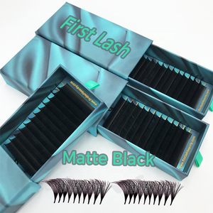 Nga khối lượng lông mi mở rộng C D <span class=keywords><strong>Curl</strong></span> 0.07mm lông mi lụa cá nhân lông mi Nguyên tối mờ Cashmere khối lượng lông mi mở rộng - Product Image 2