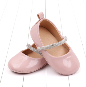 Chaussures de bébé en gros, chaussures de princesse à strass avec semelles souples, chaussures habillées - Product Image 4