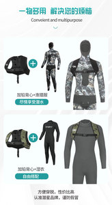 Gilet personalizzato in <span class=keywords><strong>Neoprene</strong></span> da allenamento con Logo da uomo con giacca pesante per pesca subacquea