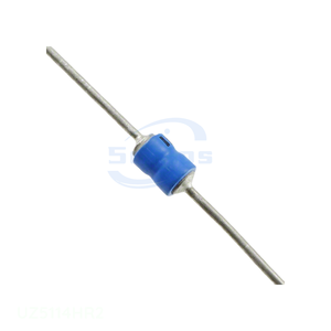 Diodes B, Axial UZ5114HR2 Manufacturer Channel DIODE ZENER 140V 5W B-AXIAL Electronic Components Manufacturer - Product Image 1