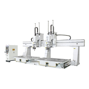 Centro de Mecanizado CNC de 5 Ejes de Alta Resistencia Syntec System Gantry con Husillos Dobles y Dos Estaciones de Trabajo Grandes para Sillas de Madera Contrachapada - Product Image 1