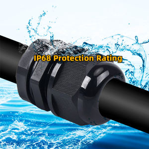 Conectores de Cable de Grado Industrial Reforzados con Nailon para Cableado de Gabinetes de Control, Prensaestopas de Plástico de Nailon Impermeable Pa66 - Product Image 2