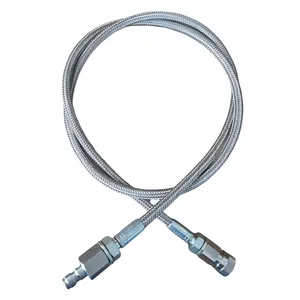 40Inch 100CM Paintball Stainless Braided Hose High Pressure Fill Whip Hose Extension With 8MM Quick Disconnect