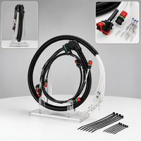 Kit de faisceau de câbles automobiles en gros avec connecteur étanche et conduit ondulé pour réparation de camions – Approvisionnement en vrac