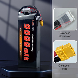 대량 재고 리포 폴리머 배터리 6S 23.1V 9000mAh 70C 고속 고전압 충전식 UAV 리튬 배터리 FPV 드론용 - Product Image 3