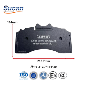 Plaquettes de frein à disque OEWVA29228 pour camions européens Mercedes, DAF, Scania, MAN, <span class=keywords><strong>RENAULT</strong></span>, VOLVO, certification EU Emark IATF16949 - Product Image 1
