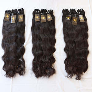 วิกผมมนุษย์วิกต่อทรงหลวมหลวมนุ่มทำจากผมชาวอินเดีย - Product Image 1