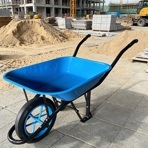 <span class=keywords><strong>Carretilla</strong></span> Robusta de Uso Industrial con Ruedas Sólidas para Transporte de Materiales, Estructura Metálica - Product Image 3
