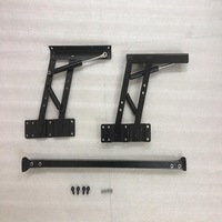 B02-4B hydraulique amortissement stockage levage Table basse pliable métal fer cadre matériel fonctionnel