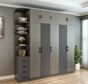 Personnalisé Moderne Chambre Walkin Cabinet Armoire Placards Systèmes Conception de Meubles Promenade Dans Le Placard En Bois - Product Image 1