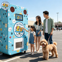 Máquina expendedora industrial de lavado de mascotas, baño de autoservicio para perros con función SDK, pantalla táctil y sistema de secado