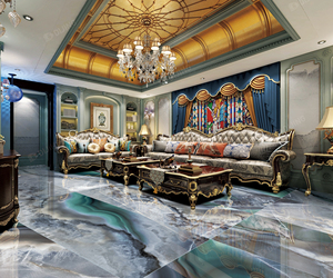 Commerresi cao cấp hiện đại nguyên liệu đá cẩm thạch sứ gạch đá 750x1500 đầy đủ cơ thể kết cấu chống trượt sàn tường gạch Mall firebrick - Product Image 1