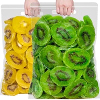 Hoogwaardige zoete hele kiwi's 100% zonder toevoegingen VF gedroogde knapperige fruitsnacks cadeauverpakking