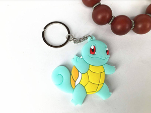 Q Y Cute <b>Anime</b> Cartoon Metal PVC <b>Keychain</b> for Women Girls Key Ring Accessories Cartoon Squirtle Pika Plane Two-Sided Handbag Pe - Product Image 2