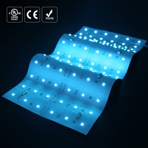 New Hot Bán LED tấm cuttable 24V RGBW 12V LED trần ánh sáng Bảng điều chỉnh ma trận 3LED/cut LED bảng điều chỉnh SMD5050 LED tấm ánh sáng - Product Image 4