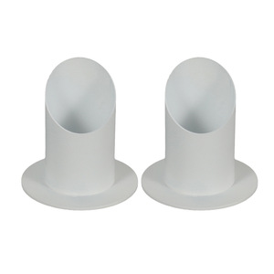 Contemporary Stylish Slim <strong>Black</strong> Metal Teelichthalter <strong>Candlestick</strong> <strong>Holder</strong> for Modern Wedding Dining Table Centerpiece Event - Product Image 3