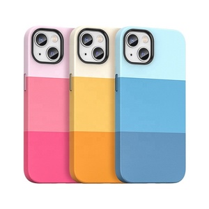 Étui de luxe à la mode pour <span class=keywords><strong>iPhone</strong></span> <span class=keywords><strong>13</strong></span> <span class=keywords><strong>Pro</strong></span> <span class=keywords><strong>Max</strong></span> étui de téléphone de charge sans fil en cuir pour <span class=keywords><strong>iPhone</strong></span> <span class=keywords><strong>13</strong></span> étui de protection complet pour téléphone portable - Product Image 1