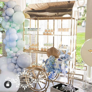 Rvs <span class=keywords><strong>Gold</strong></span> Winkelwagen Snoep Zoete Winkelwagen Gemaakt Door Gelegenheden Meubels - Product Image 5