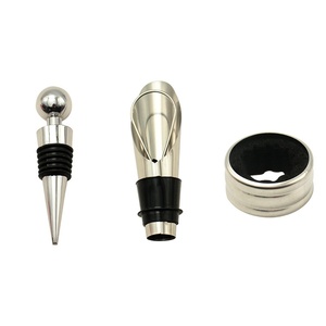 Juego de vino de metal Premium de gama alta, abridor de vino tinto, tapón vertedor, anillo de vino, caja de regalo para el hogar - Product Image 1