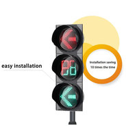 Signalisation routière intelligente à LED avec flèche, alimentée par énergie solaire, en aluminium et PC, facile à installer, 500 mm